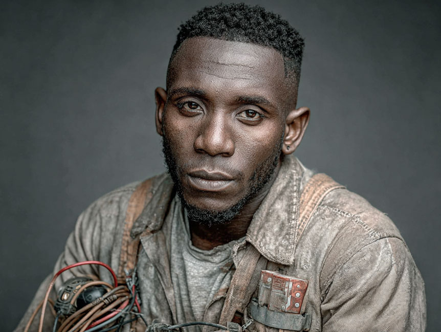 Portrait of John's service professional